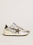 Women’s Marathon With Silver Ripstop Nylon Upper And Black Star Women Golden Goose Marathon - 1
