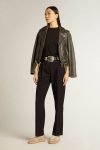 Women’s Regular-Fit Distressed T-Shirt In Black Women T-Shirts & Tops Vintage Black Golden Goose - 3