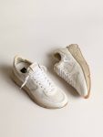 Women's Running Sole In Mesh And White Nappa Golden Goose Women Running Sole - 2