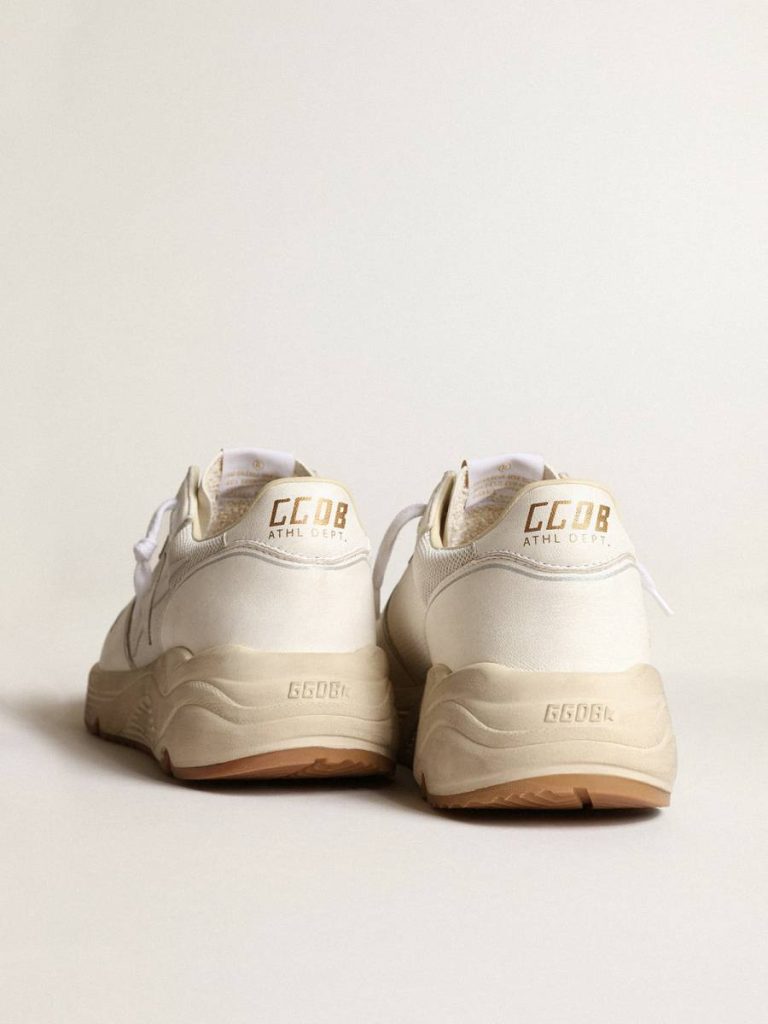 Women's Running Sole In Mesh And White Nappa Golden Goose Women Running Sole - 4