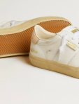 Women's Soul Star In White Leather With Pink Leather Heel Tab Ggdb Classics Women Golden Goose - 3