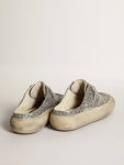 Women's Space-Star Sabot In Glitter With Ice-Gray Star And Tab Space-Star Women Golden Goose - 5