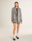 Worn-White Socks With Distressed Details And Sage-Green Stripes Golden Goose Worn White Socks Women - 5